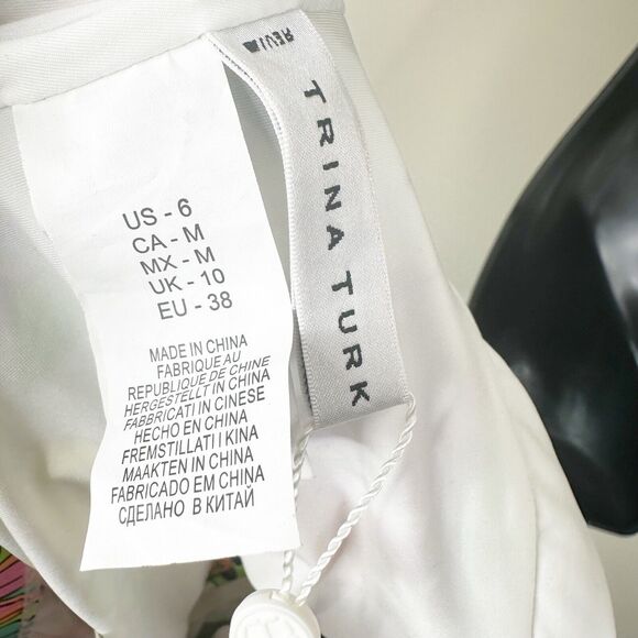 NEW Trina Turk Bathing Suit Sz 6 Key West Botanical Floral One Piece Swimsuit - Picture 10 of 13